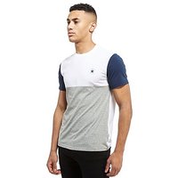 Converse Chuck Tri Colour Blend T-Shirt - White/Navy/Grey - Mens
