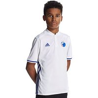 Adidas FC Copenhagen 2016/17 Home Shirt Junior - White/Blue - Kids