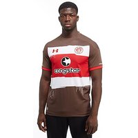 Under Armour St Pauli FC 2017/18 Home Shirt - Brown/Red And White - Mens