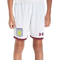 Under Armour Aston Villa FC 2017/18 Home Shorts - White/Claret - Kids