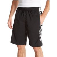 Adidas Originals Firebird Linear Shorts - Black/White - Mens