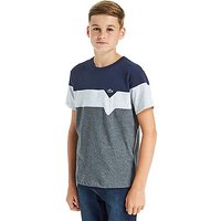 Lacoste Cut And Sew T-Shirt Junior - Grey/Navy - Kids
