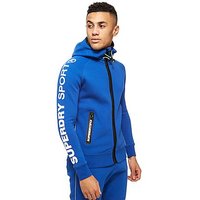 Superdry Gym Tech Zipped Hoody - Blue/Navy - Mens