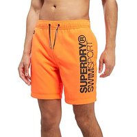 Superdry Volley Swim Shorts - Orange - Mens