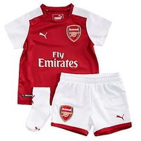 PUMA Arsenal FC 2017/18 Home Kit Infant - Red/White - Kids