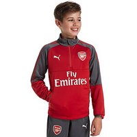 PUMA Arsenal 2017 Quarter Zip Training Top Junior - Red - Kids