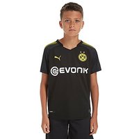 PUMA Borussia Dortmund 2017/18 Away Shirt Junior - Black - Kids