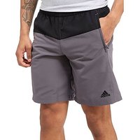 Adidas Colour Block Swim Shorts - Grey/Black - Mens