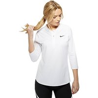 Nike Court Dry 3/4 Dry Pure Top - White - Womens