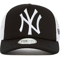 New Era MLB New York Yankees Snapback Trucker Cap - Black/White - Mens