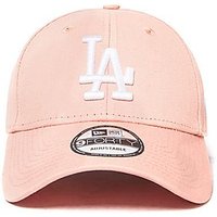New Era MLB Los Angeles Dodgers 9FORTY Strapback Cap - Pink/White - Mens