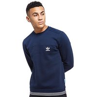 Adidas Originals Trefoil Crew Sweatshirt - Navy/White - Mens