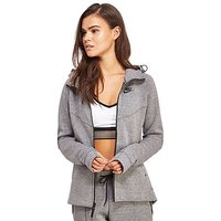 Nike Tech Fleece Zip Up Hoody - Carbon Heather - Womens