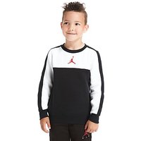 Jordan Fast Crew Sweatshirt Children - Black/White/Red - Kids