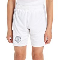 Adidas Manchester United 2017/18 Third Shorts Junior - White/ Grey - Kids