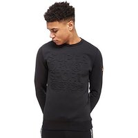 Superdry Gym Tech Embossed Sweatshirt - Black - Mens