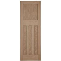 Traditional Panelled Oak Veneer Internal Unglazed Door (H)1981mm (W)838mm
