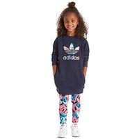 Adidas Originals Girls Feather Crew Set Children - Blue/Multi - Kids