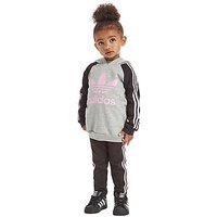 Adidas Originals Girls Hoody/Leggings Set Infant - Grey/Marl - Kids