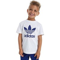 Adidas Originals Trefoil T-Shirt Junior - White/Blue - Kids
