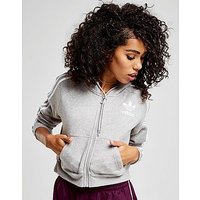 Adidas Originals California Full-Zip Hoody - Mid Grey Heather/White - Womens