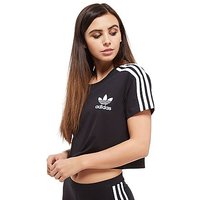 Adidas Originals Crop California T-Shirt - Black/White - Womens