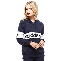Adidas Originals Authentic Half Zip Hoody - Navy/White - Womens