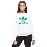 Adidas Originals EQT Mesh Crew Sweatshirt - White/Green - Womens
