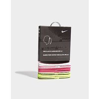 Nike 9 Pack Elastic Hairbands - Pink/Volt - Womens