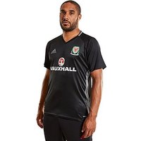 Adidas Wales 2016/17 Training Jersey - Black - Mens