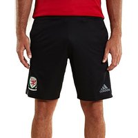 Adidas Wales 2016/17 Training Shorts - Black - Mens