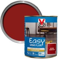 V33 Easy Red Fusion Lacquered Gloss Floor Varnish 750ml