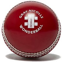Gray Nicolls Wonderball Red Cricket Ball - Red/Red - Mens