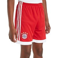Adidas FC Bayern Munich 2017/2018 Home Shorts Junior - Red/White - Kids