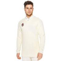 Gray Nicolls Acrylic Cricket Sweater - White - Mens