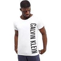 Calvin Klein Side Logo Short Sleeve T-Shirt - White - Mens