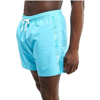 Calvin Klein Side Tape Swim Shorts - Aqua Blue - Mens
