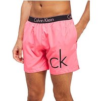 Calvin Klein Waistband Swim Shorts - Pink - Mens
