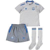 Umbro Everton FC 2017/18 Away Kit Children's - Grey - Kids