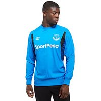 Umbro Everton FC Training Drill Top - Blue - Mens