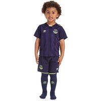 Umbro Everton FC 2017/18 Third Kit - Navy/Purple - Kids