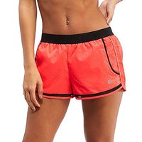 Superdry Mesh Inset Shorts - Coral/Black - Womens