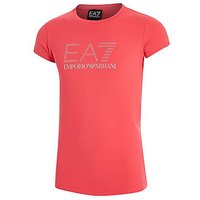 Emporio Armani EA7 Girls' Bling T-Shirt Junior - Pink - Kids