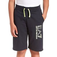 Emporio Armani EA7 Visibility Fleece Shorts Junior - Navy/Silver - Kids