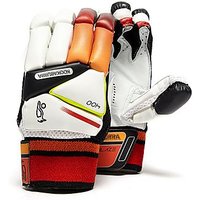 Kookaburra Blaze 400 Batting Gloves Junior - White/Orange - Kids