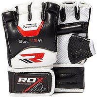 RDX INC Gel Training Grappling Gloves - Black/White - Mens