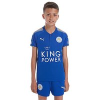 PUMA Leicester City FC 2017/18 Home Shirt Junior - Blue - Kids