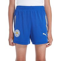 PUMA Leicester City FC 2017/18 Home Shorts Junior - Blue - Kids