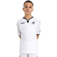 Joma Swansea City FC 2017/18 Home Shirt Junior - White - Kids