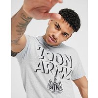 Official Team Newcastle United 2017 Toon Army T-Shirt - Grey - Mens